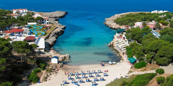 Cala Blanca auf Menorca