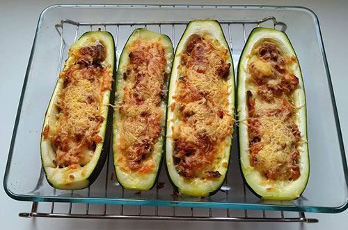 Gebackene Zucchini